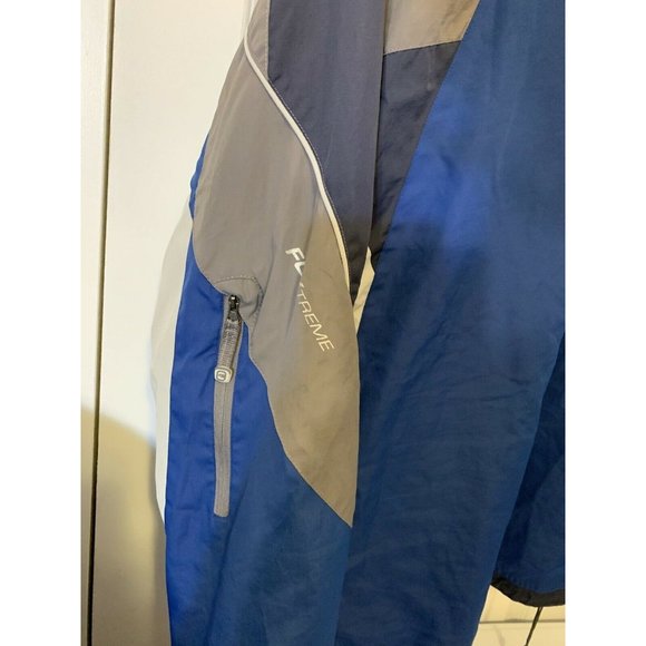 Free Country Men’s Sz L blue Gray White‎ windbreaker jacket - Picture 5 of 9